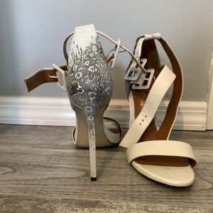 Aldo white heels
